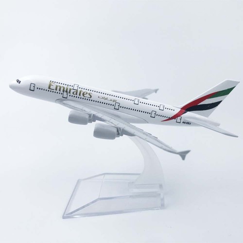Emirates Airbus Airlines Die Cast Metal Desk Aircraft Plane Model 16CM Brand New - Picture 5 of 10