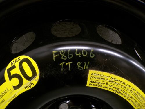 Notrad Reserverad 3.5x18 5x100 Audi TT 8N VW Golf 4 1J0601027M 125/70 R18 F86406 - Bild 9 von 9