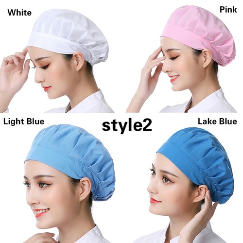 Adults Chefs Hat Catering Baker Elastic Adjustable Men Women Kitchen Cooking Cap - Picture 8 of 17