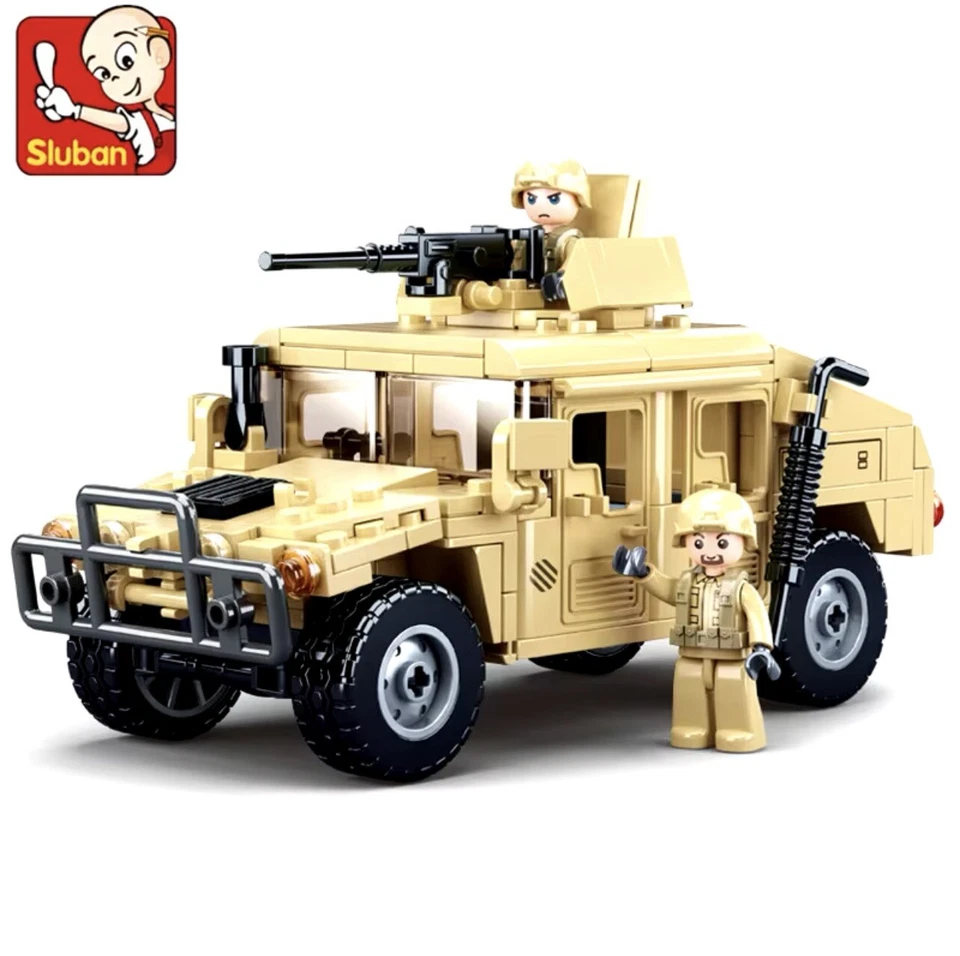 Sluban Bricks Blocks Jeep M38-B0837 Hummer Humvee H2 Assault Vehicle 265pcs UK - Image 2 of 4