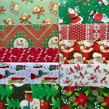 Christmas Gift Wrapping Paper Lot, Retro Vintage 8.5 by 11 inch Over 100 Designs