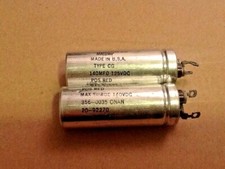 356-0035 Onan Mallory 140 Mfd 125 Vdc Capacitor 2pc Lot 356-0035 Onan Mallory 140 Mfd 125 Vdc Capacitor 2pc Lot