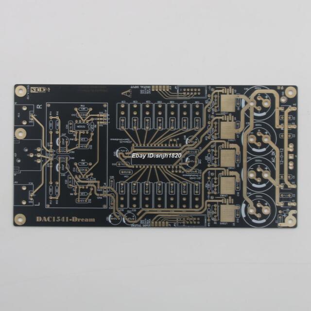 HiFi 1PC TDA1541 Stereo Auido Decoder Board Bare PCB Coaxial optical USB DAC