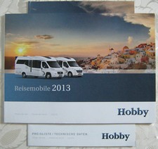 Hobby Reisemobile Wohnmobile 2013 Katalog Preise Technische Daten