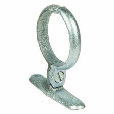 GALVANISED IRON SCHOOLBOARD PIPE CLIP - SIZES 1/2" TO 4"
