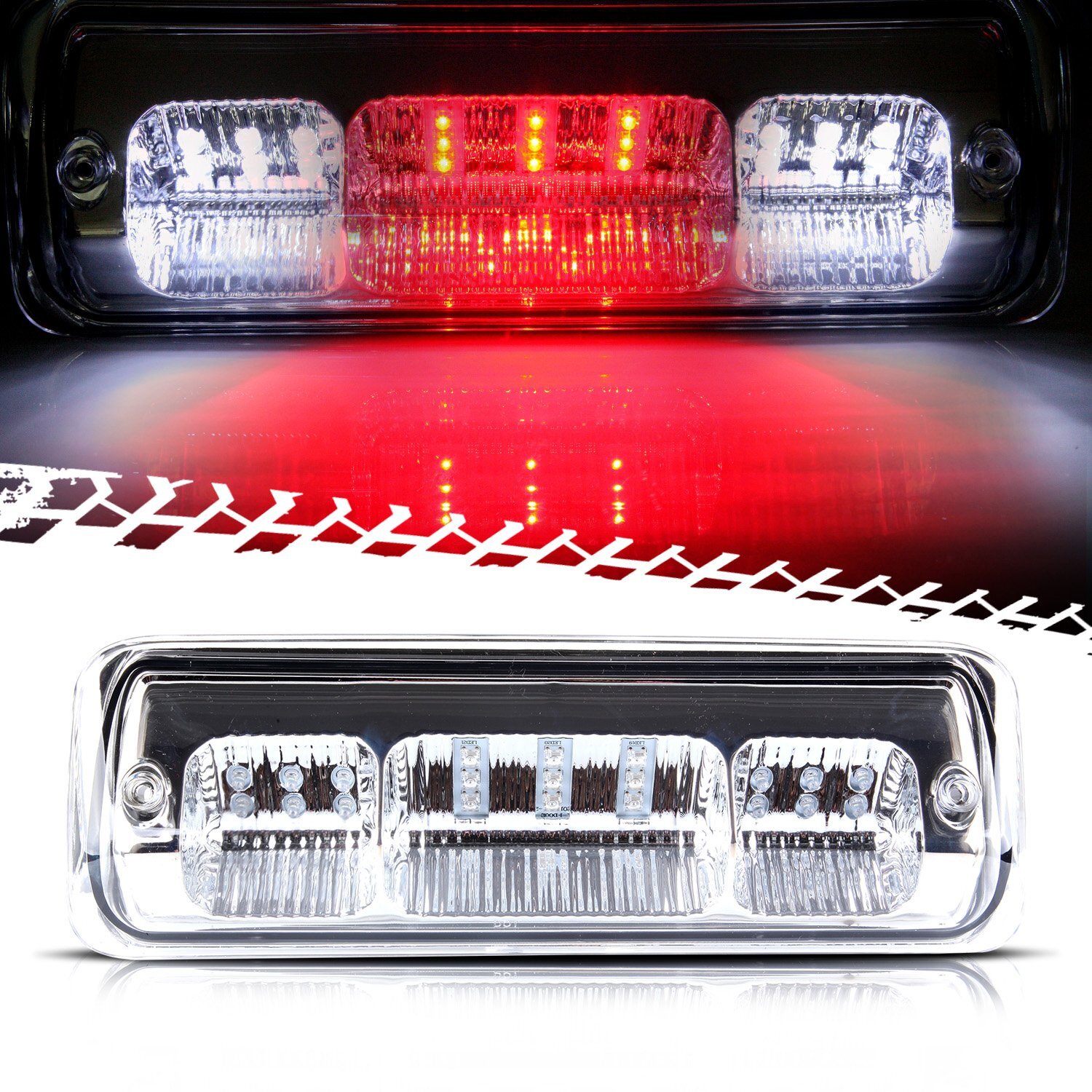 2006-2008 for Lincoln Mark LT LED 3rd Brake Light Cargo Tail Lamp 7L3Z-13A613-B