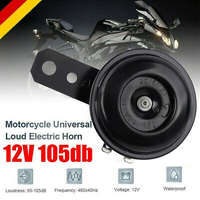 2x Mini Universal Motorrad Hupe 12V 105dB Super Laut Motorcycle Horn  Signalhorn