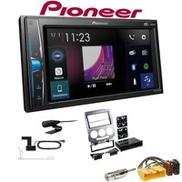 Pioneer Multimedia Autoradio Bluetooth Dab+ FüR Mazda 5 2005-2010 Silber