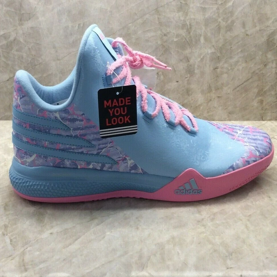 sucesor Año planes RARE adidas SM Light Em Up 2 BOOST EASTER PE Basketball Blue Pink B72600  Size 17 | eBay