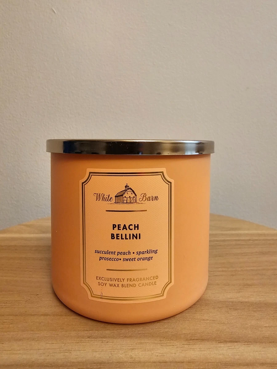 Bath And Body Works Peach Bellini Candle for sale | eBay