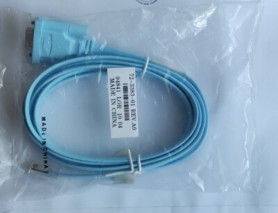 CISCO 72-3383-01 REV.A0 SERIAL CABLE DB9 TO RJ45 New