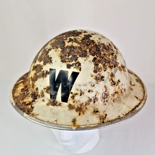 WW2 Warden Brodie Helmet Original Condition Home Front Film Set Props