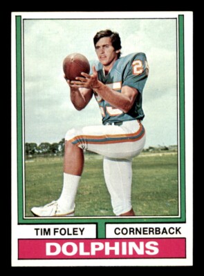 1974 Topps Football #38 Tim Foley NM *d2