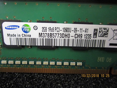 M378B5773DH0-CH9 Samsung 2GB PC3-10600 DDR3-1333MHz non-ECC BRAND NEW! 