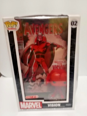 Funko Pop! Comic Covers: Marvel - Vision Vinyl Collectible(FC207-5 A0219)