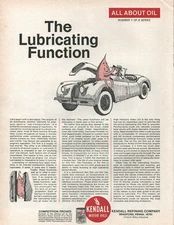 1968 Kendall Motor Oils Refining Company Bradford Pennsylvania - Vintage Ad