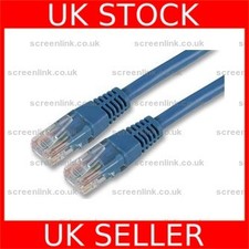 Quality 6 m Blue Cat 5e Cat5e Cat 5 Cat5 RJ45 Ethernet Patch Cable Lead 100257