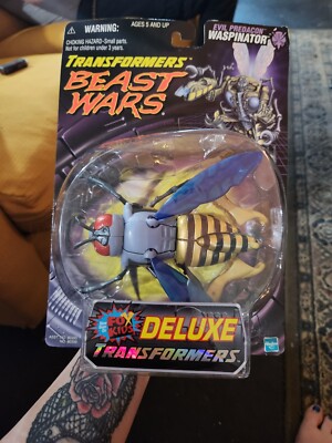 Vintage 1996 Transformers Beast Wars Fox Kids Deluxe Waspinator Takara Hasbro