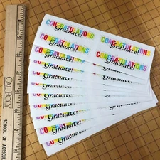 10 Mrs Grossmans Congratulations Graduate Stickers Grad Graduation High School