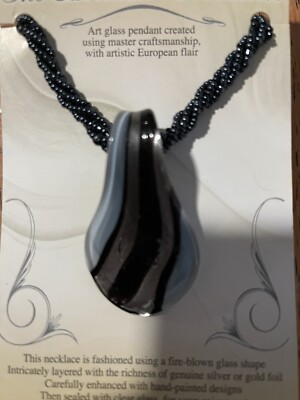 The artesian collection art glass pendant necklace 20 inch | eBay