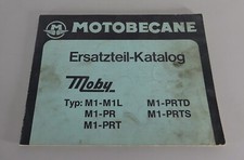 Parts Catalog Motobecane Moby Type M1-M1L / Pr/ Prt / Prtd / Prts Stand 05/1974