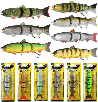 Spro Swimbait BBZ-1 6" 15cm Floating / Slow Sink / Fast Sink UV Hecht Wobbler - Bild 1 von 4