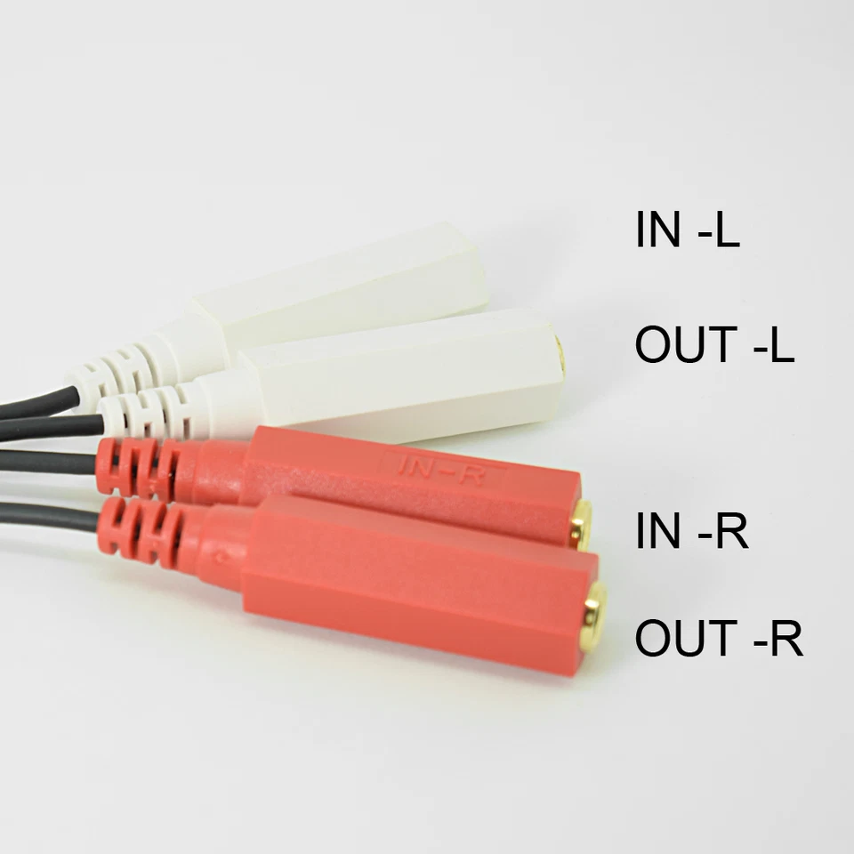 1pc 30cm D-Sub 9pin DB9 9pin Male to 4 x 6.3mm 1/4" Female Adapter Cable - Image 2 of 4