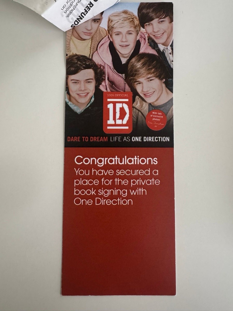 One Direction signed book DARE TO DREAM. Original Copy, Liam Payne