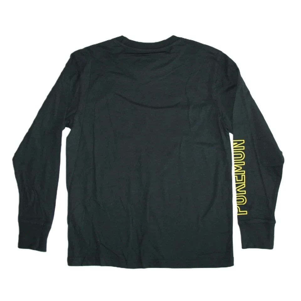 Pokemon Pikachu Charged Up! No. 025 Kanto Region Boy's Long Sleeve T-Shirt - NWT - Image 2 of 4