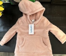 Carter  s Girls 6mo Fleece Hoodie- NWT
