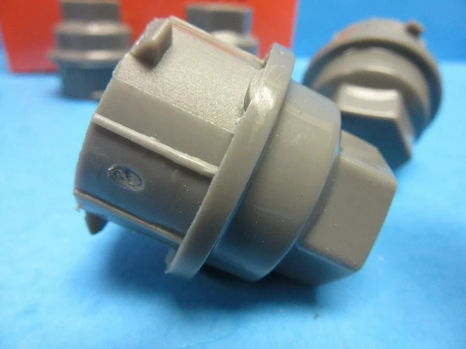 Set of 5 Wheel Lug Nut Covers Gray for BUICK CHEVROLET PONTIAC SATURN - Image 3 of 4