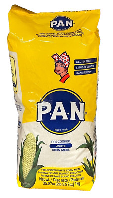 Pan Pre-Cooked White Corn Meal 35.27 oz