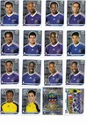 PANINI FOOT 2010 WORLD CUP SOUTH AFRICA . RIBERY 100 .BENZEMA LLORIS EVRA FRANCE