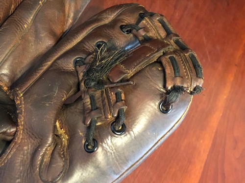 Vintage Wilson Baseball Glove Mel Ott 1940's HOF - Pat. No.2231204 - Horse Hide! - Picture 11 of 12