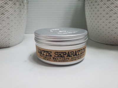 Tigi Bed Head For Men Matte Separation Wax ~ Firm Hold 3 Oz  NEW