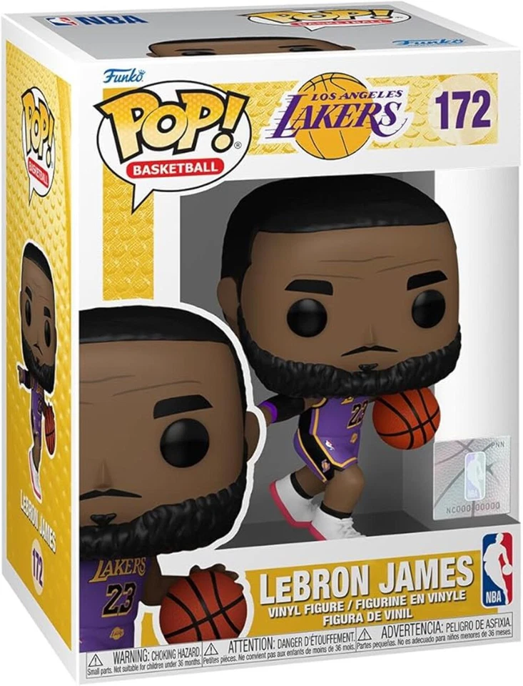 2024-25 Topps Chrome NBA Basketball Blaster Box + LeBron James Funko Pop #172 LA - Image 4 of 4