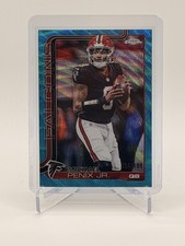 2024 Topps Chrome Michael Penix Jr. #15 Atlanta Falcons Teal Wave /199