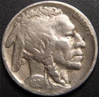 1924-S Buffalo Nickel - Full Date and Major Details Outlined.