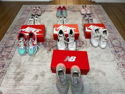 Girls Kids Various Sneakers In Different Brands, Size and Colors In Great Shape!