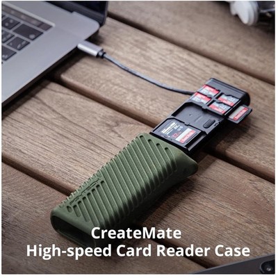 High-Speed Memory Card Reader & Holder