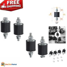 4 Pack Rubber Vibration Isolator Mounting Bracket, Anti-Vibration Rubber Isolato