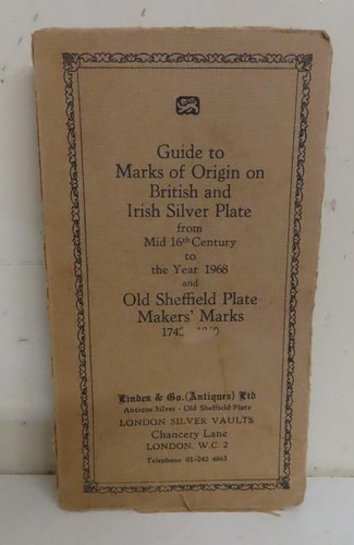 Vintage Guide: British and Irish Silver Assay Office Marks 1544-1968
