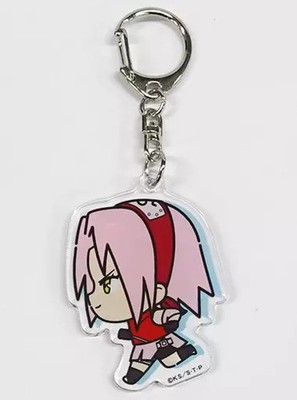 Sakura Haruno Naruto Boruto Acrylic Keychain Single Character Collectible 65mm
