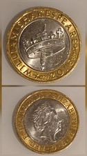 2016 William Shakespeare Hollow Crown £2 Two Pound Coin