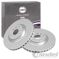2X A.B.S. Bremsscheiben 340Mm Vorne Passend FüR Audi A3 Q2 Q3 TT Cupra Ateca