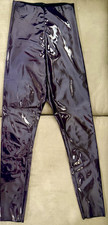 COMMANDO Faux Patent Leather Leggings Size Small S Purple