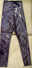 New COMMANDO Faux Patent Leather Leggings Size Small S Purple