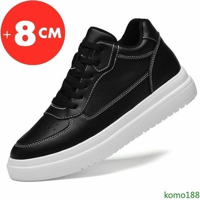 Man Elevator Shoes 8Cm Taller Hidden Height Increase Insole casual sneaker Shoes