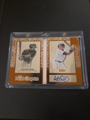 Ichiro Suzuki 2025 Leaf History Book Auto Booklet Next Chapter Autograph 16/20