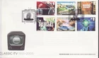 GB Stamps First Day Cover 50th Anniv. Television, ITV, soap MORSE OXFORD PM 2005